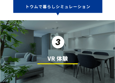 トウムで暮らしシミュレーション 3 VR体験